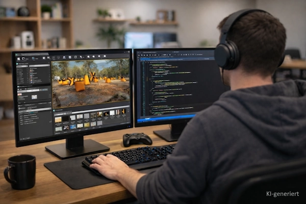 KI generiertes Bild des Studios